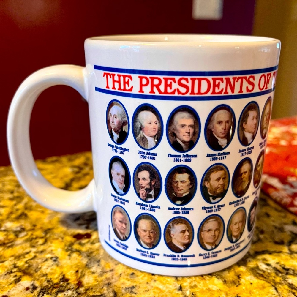 Presidents of the United States of America Coffee Mug Tea Cup thru George W Bush